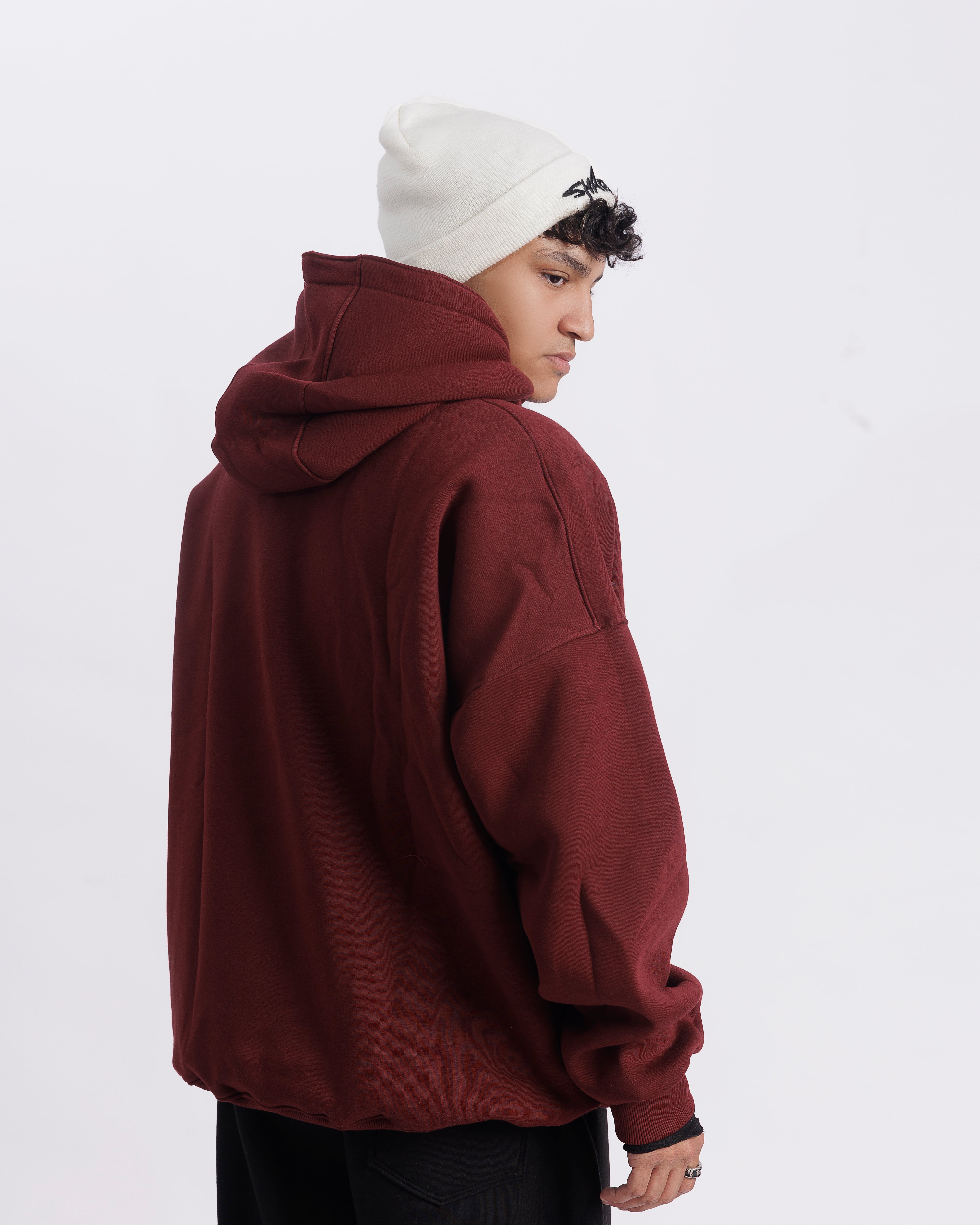 Unisex Hoodies Burgundy