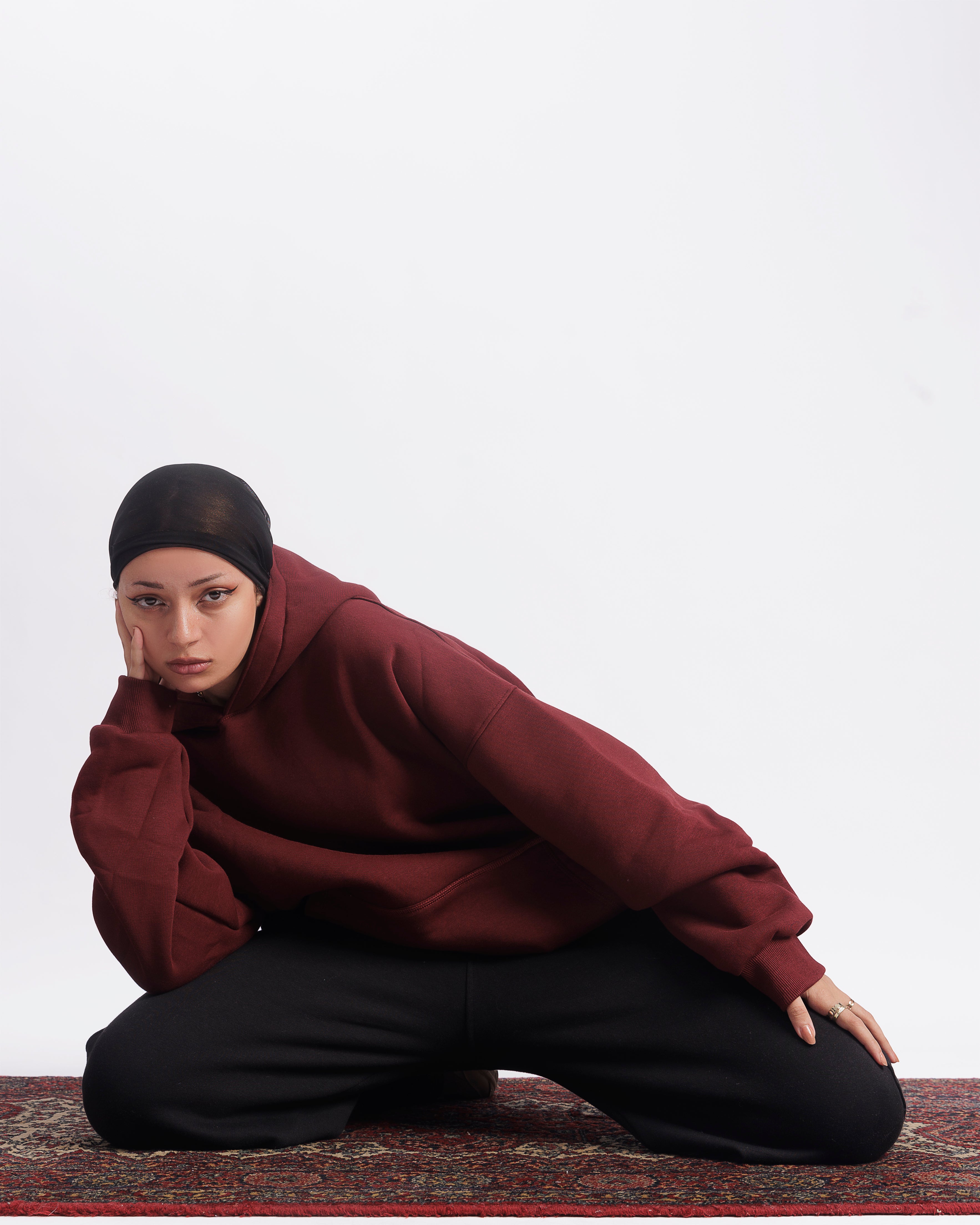 Unisex Hoodies Burgundy