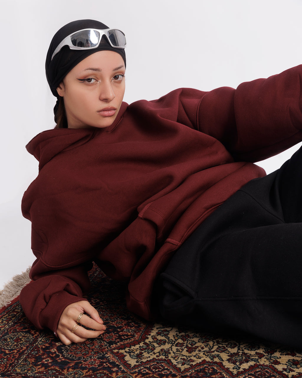 Unisex Hoodies Burgundy