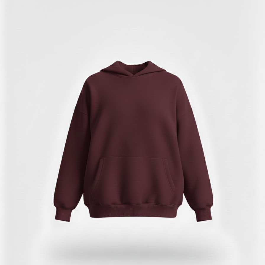 Unisex Hoodies Burgundy